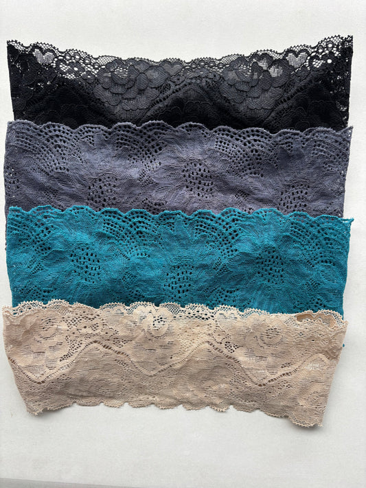 Bandeau en dentelle large
